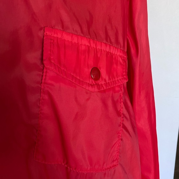 Sale! Vintage 70s Wiman Apparel Red Light Weight Windbreaker - Picture 5 of 9